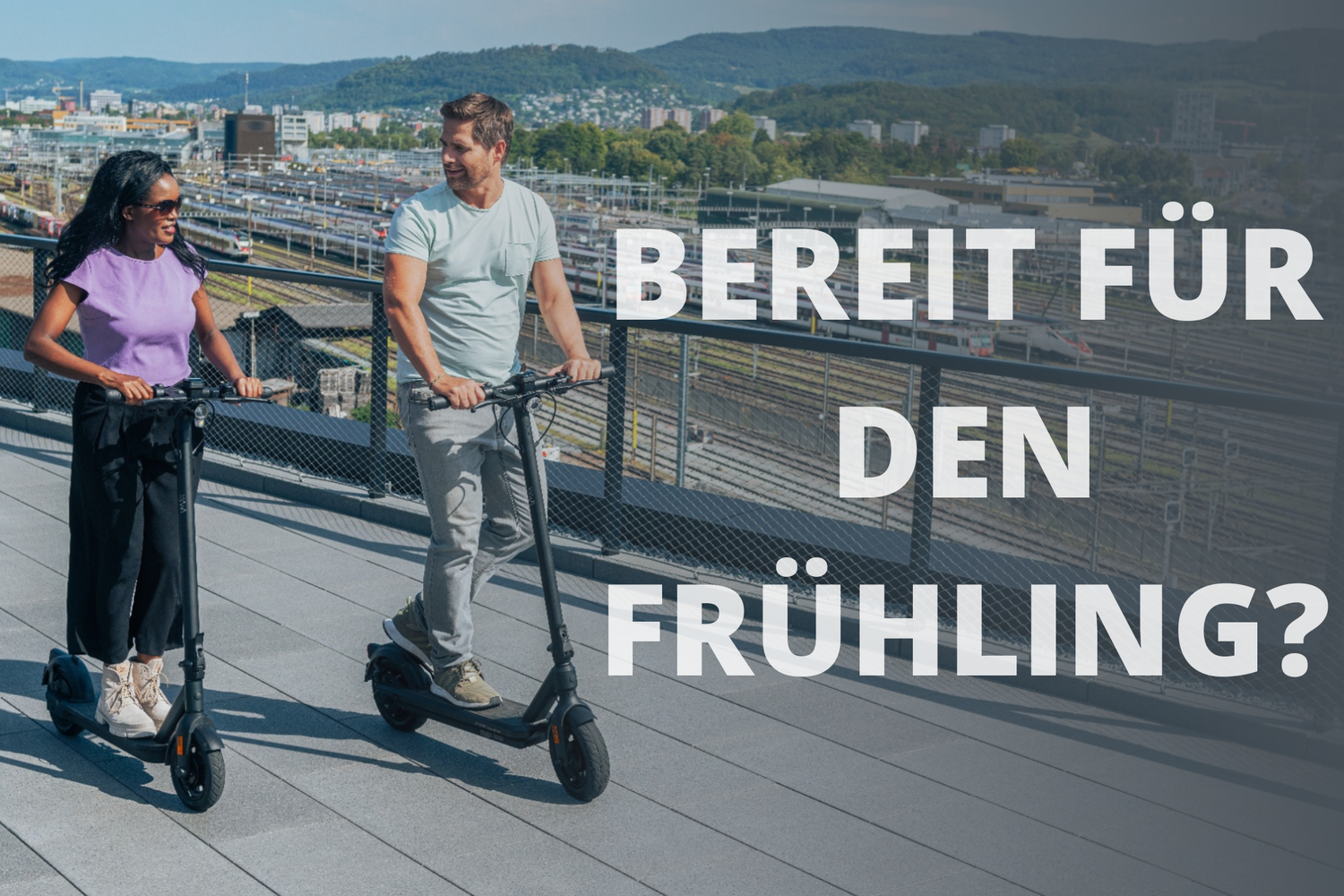 E-Scooter aus dem Winterschlaf holen